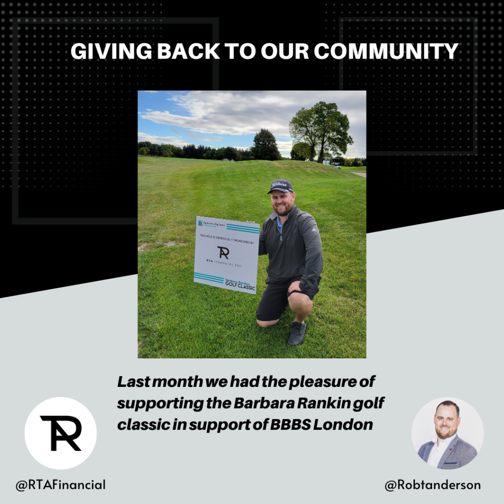 RTA Financial Inc - Giving back to our community